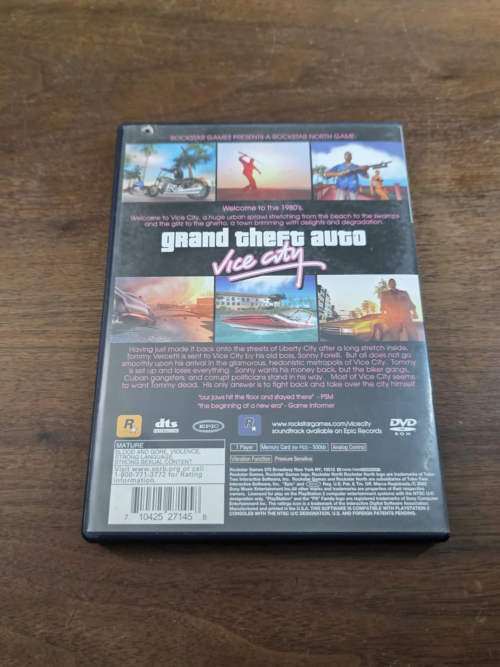 Sony PS2 Grand Theft Auto: Vice City — Game Cib + Poster - Picture 4 of 4